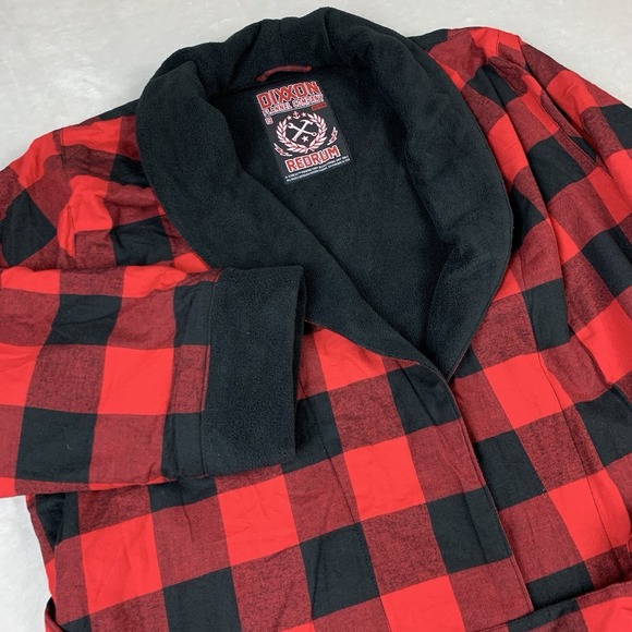 Dixxon Flannel Co Other - Dixxon Flannel Co Redrum Robe Womens XS/SM Buffalo Plaid Heavy Soft Sleepwear